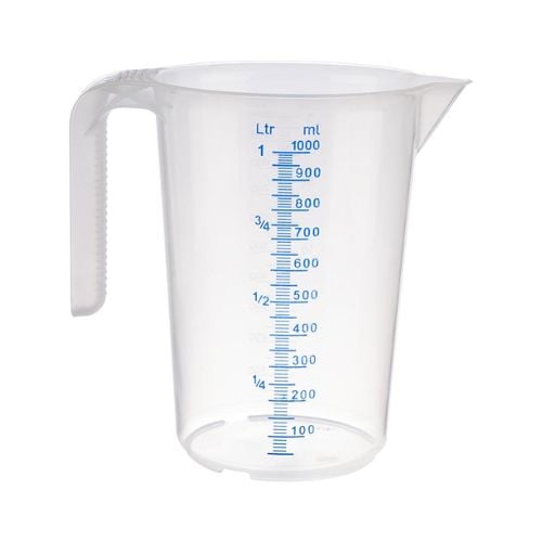 APS Polypropylene Microwave Safe Stackable Measuring Jug Ø12xH16.5cm, 1L