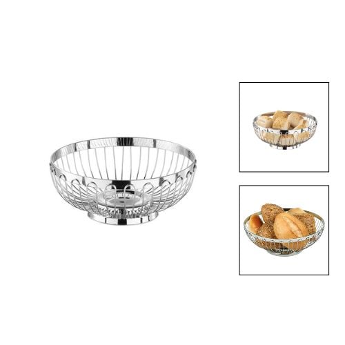 APS Stainless Steel Fruit/Bread Basket, Dia 17cm