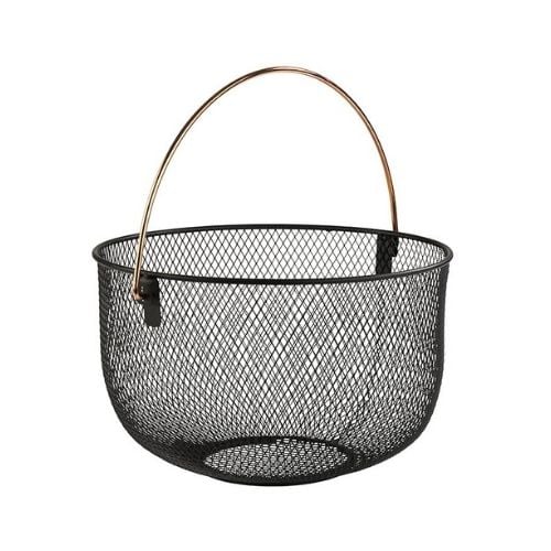 Aps Metal Basket Ø30xH19Xm, Black