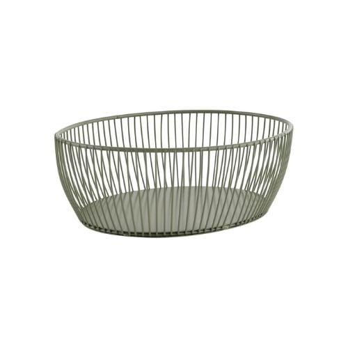 APS Svart Metal Basket L24xW19xH8cm, Green