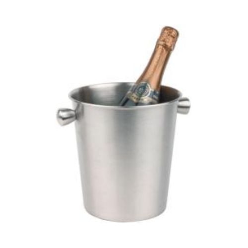 APS Stainless Steel Wine Cooler With Hollow Handles Ø19xH20.5cm, 4L