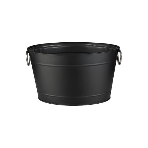 APS Metal Bevarage Tub With Plastic Insert L40xW28xH22cm, 11L, Black