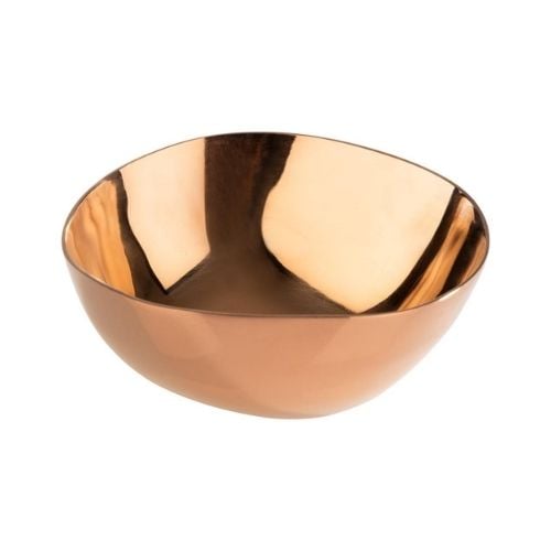 Aps Stainless Steel Bowl L6.5xW6xH2.5cm,4Pcs/Set, Copper, Pebble