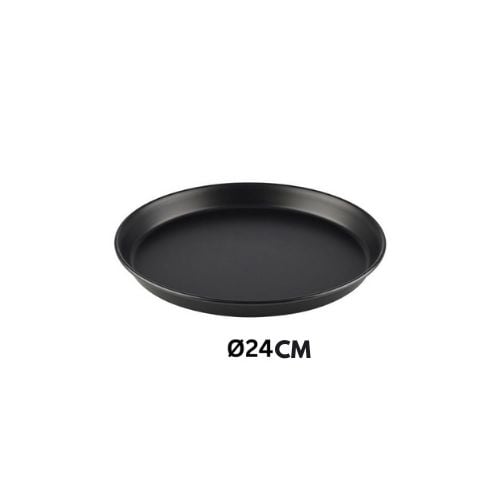 Aps Steel Pizza Pan Without Coating Ø24xH2.5cm