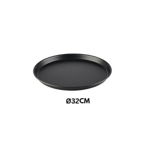 Aps Steel Pizza Pan Without Coating Ø32xH2.5cm