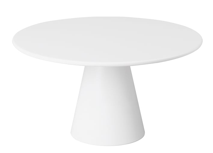 APS Casual Melamine Round Footed Cake Plate Ø31xH16cm, White