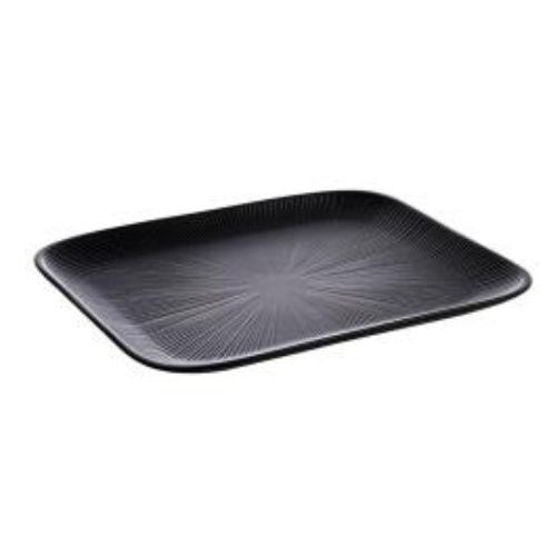 APS Melamine GN 1/2 Tray L32.5xW26.5xH2.5cm, Black, Nero