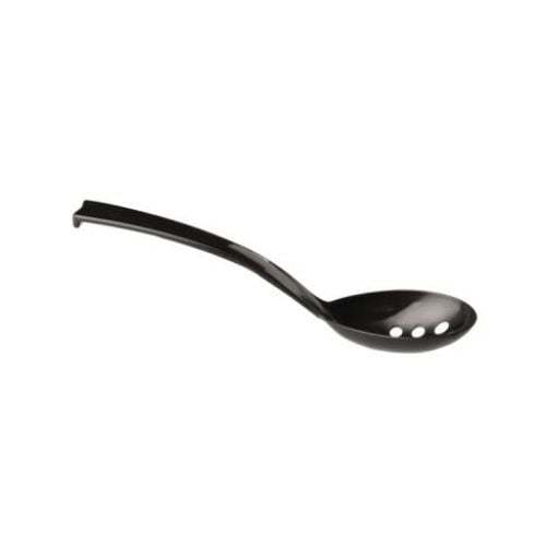 APS San Perforated Delicatessen/Olives Spoon L23xW6cm, Black, 6Pc/Set