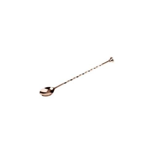 APS Stainless Steel Bar Spoon With Twisted Handle L27cm, Copper