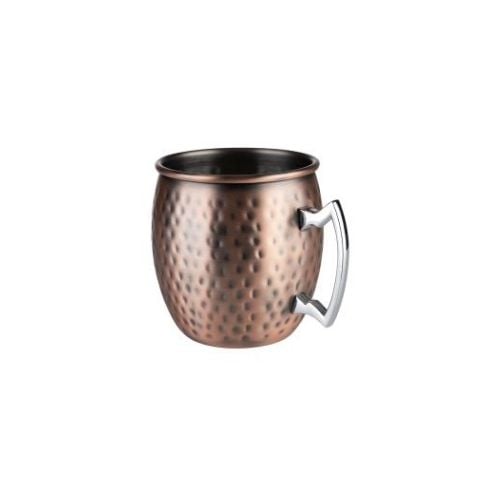 APS Moscow Mule Stainless Steel Cup Ø9xH10cm, Hammered Copper