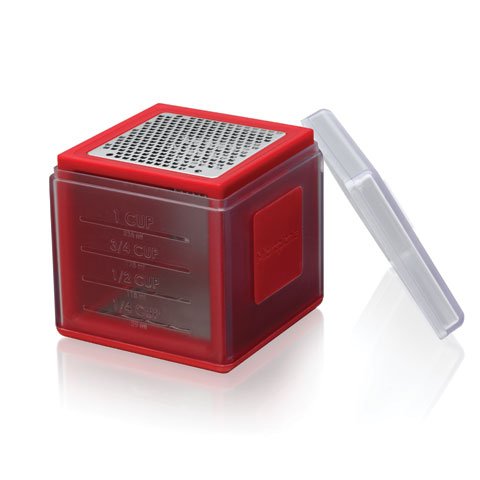 CUBE GRATER 1.5 CUPS, 350ml, RED, MICROPLANE