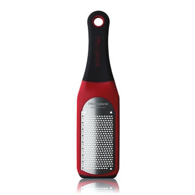 (TT/WS) FINE GRATER L26xW7cm, RED, ARTISAN, MICROPLANE