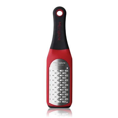 (TT/WS) MEDIUM RIBBON GRATER L26xW7cm, RED, ARTISAN, MICROPLANE