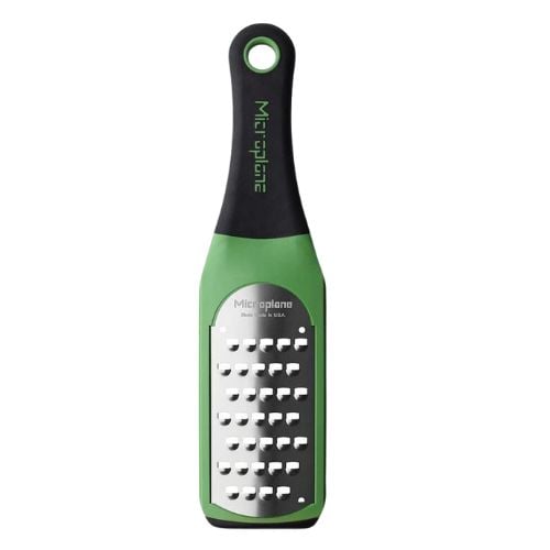 (TT/WS) EXTRA COARSE GRATER L26xW7cm, GREEN, ARTISAN, MICROPLANE