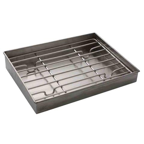 (26-00809) S/S FRYER CONTAINER w/GRILL NET, L33xW24cm