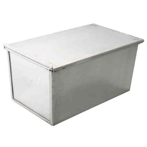 (15-01200) ALUM ALLOY TOAST BOX w/COVER, 1000g