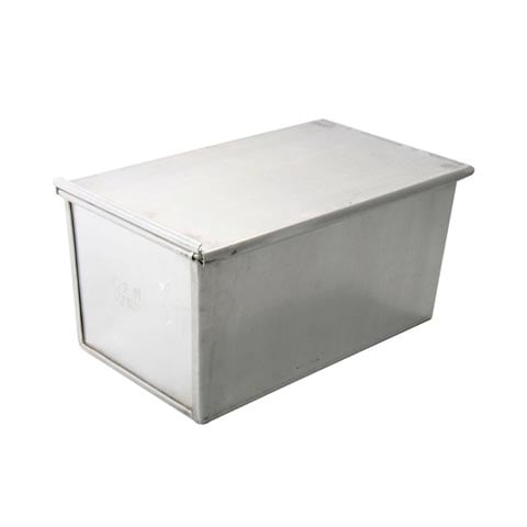 (15-01201) ALUM ALLOY TOAST BOX w/COVER, 750g