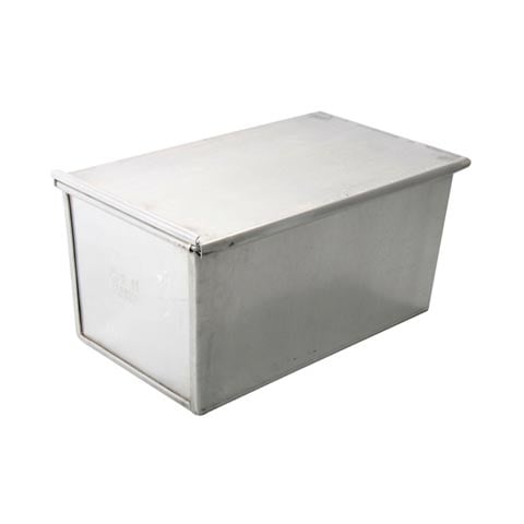 (15-01202) ALUM ALLOY TOAST BOX w/COVER, 850g