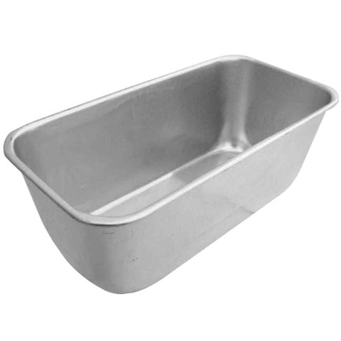 (15-01228) (A04) ALUM RECT CAKE MOULD 15.2x8.8x7.1cm