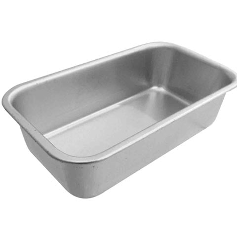 (15-01225) (A02) ALUM RECT CAKE MOULD, 11.3x6.3x3.2cm