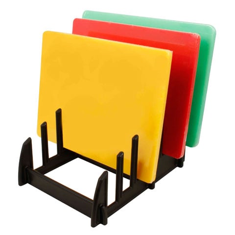 PLASTIC DRYING RACK FOR 6 CUTTING BOARDS