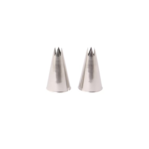 STAINLESS STEEL OPEN STAR TUBE 2pcs SET