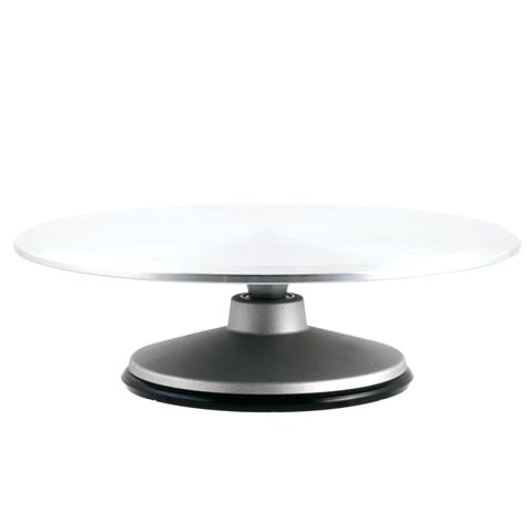 (15-00189) ALUM RD REVOLVING CAKE STAND Ø300mm