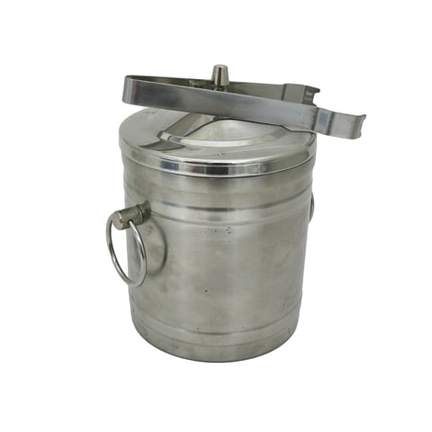 (19-00040) S/S INSULATED ICE BUCKET w/TONGS, 1Ltr