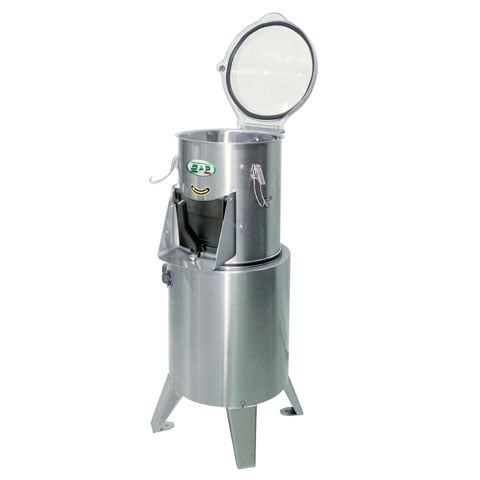 S/S POTATO PEELERS 20kg, 230V/1/50Hz/0.9Kw/1.5hp/1400rpm, 600kg/hr, L45xW55xH95cm, SAP==1 YEAR WARRANTY==