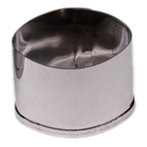 Stainless Steel Oval Round Pastry Cutter, L4xw2.5xH5cm