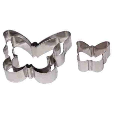 Stainless Steel Butterfly Cutter Set (3Pieces), Ø5/4, 8/7 & 11/10cm