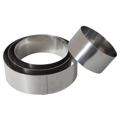 Stainless Steel Round Dessert Ring, Ø16xH5cm