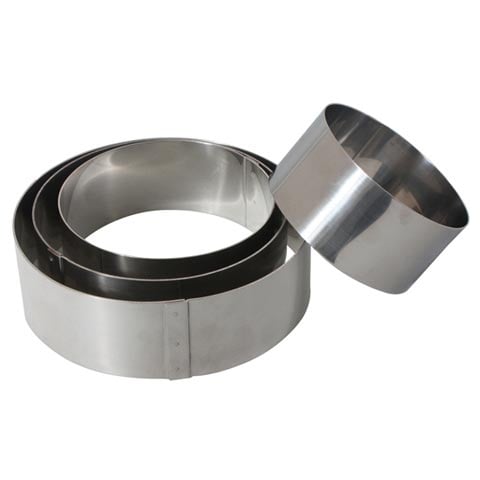 Stainless Steel Round Dessert Ring, Ø18xH5cm