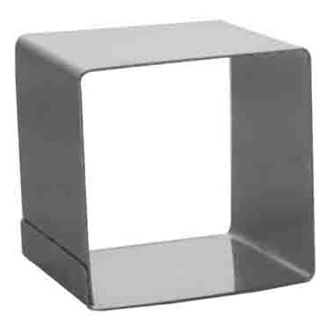 Stainless Steel Square. Mini Dessert Ring, L5.5xh4.5cm