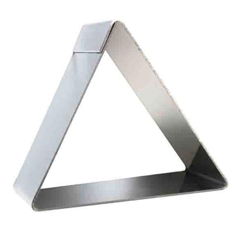 Stainless Steel Triangle Mini Dessert Ring, L7xh4.5cm