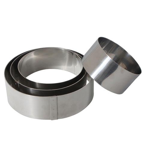 Stainless Steel Round Dessert Ring, Ø10xH5cm