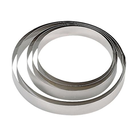 Stainless Steel Round Dessert Ring, Ø16xH4cm