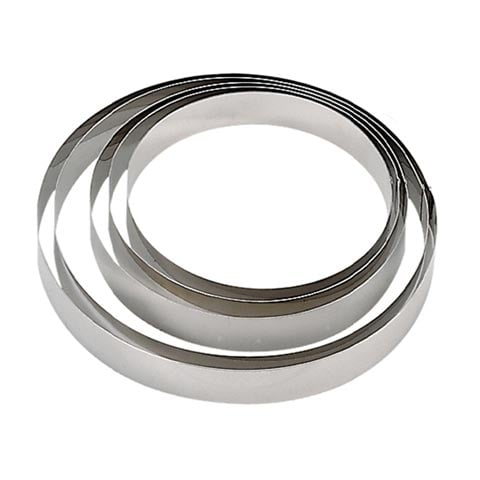 Stainless Steel Round Dessert Ring, Ø18xH4cm