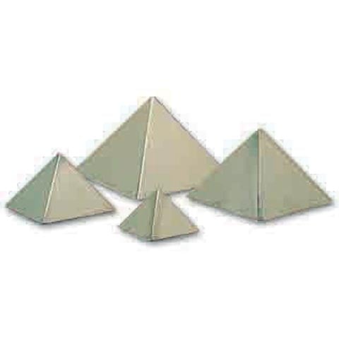 Stainless Steel Pyramide Mould, L6xH4cm