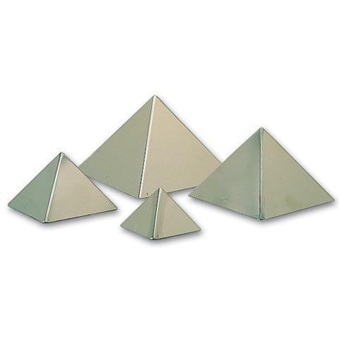 Stainless Steel Pyramide Mould, L15xH10cm