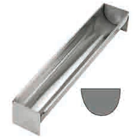 Stainless Steel Round Long Mold, L50x5x3.7cm