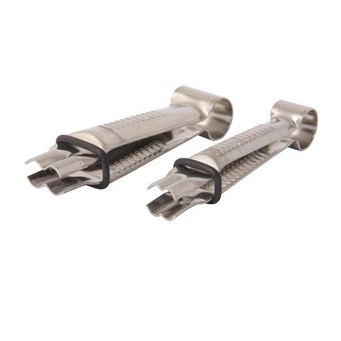 Stainless Steel Plain Crimper Set 1/2" & 3/4", Open Eye