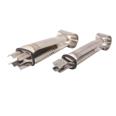 Stainless Steel Plain Crimper Set 1/2" & 3/4", Close Eye