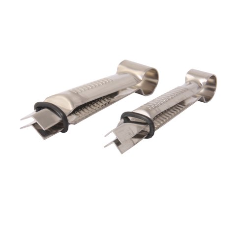 Stainless Steel Plain Crimper Set 1/2" & 3/4", Close V