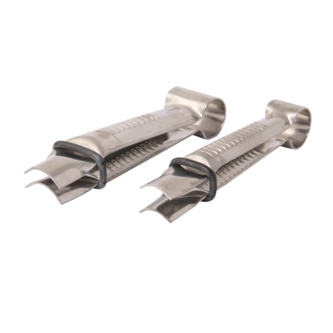 Stainless Steel Plain Crimper Set 1/2" & 3/4", Close Curve