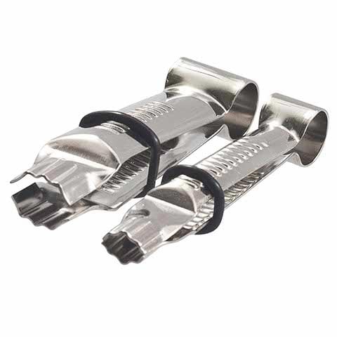 Stainless Steel Plain Crimper Set 1/2" & 3/4", Butterfly