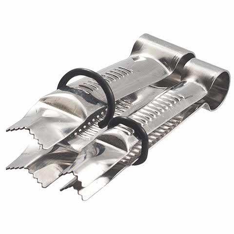 Stainless Steel Serrated Crimper Set 1/2" & 3/4", Close V