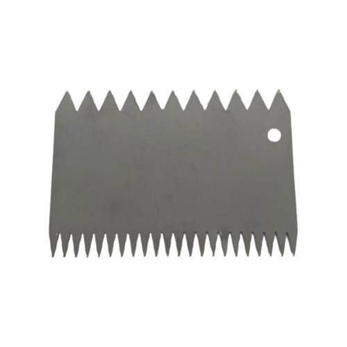 Stainless Steel Decoration Comb, Rectangleangle, 11x7.5cm