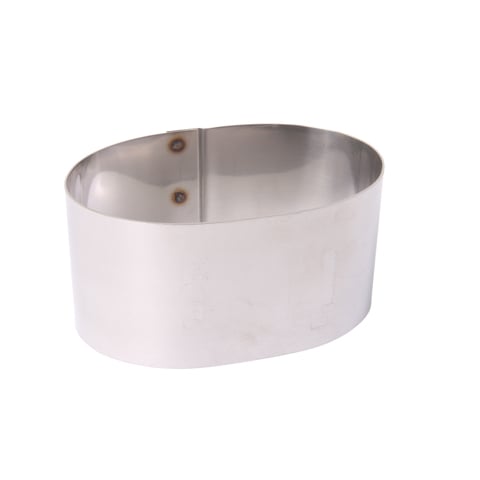 Stainless Steel Small Individual Ring, Oblong, L8.8xw5.2xH4.5cm