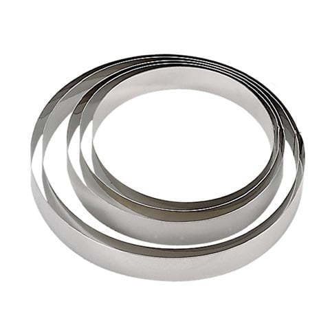 Stainless Steel Round Pastry Ring Ø12xH6cm